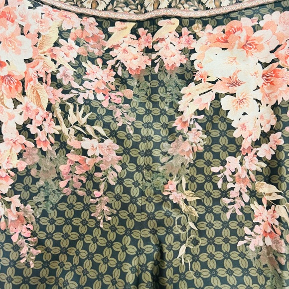Zimmermann Illuminate High Waist brown and Pink Floral Shorts - Picture 2 of 8